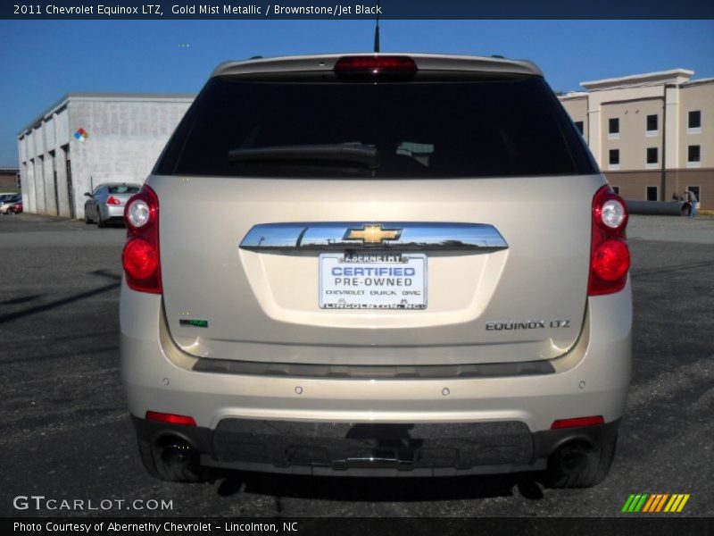 Gold Mist Metallic / Brownstone/Jet Black 2011 Chevrolet Equinox LTZ