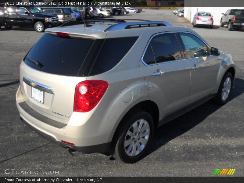 Gold Mist Metallic / Brownstone/Jet Black 2011 Chevrolet Equinox LTZ