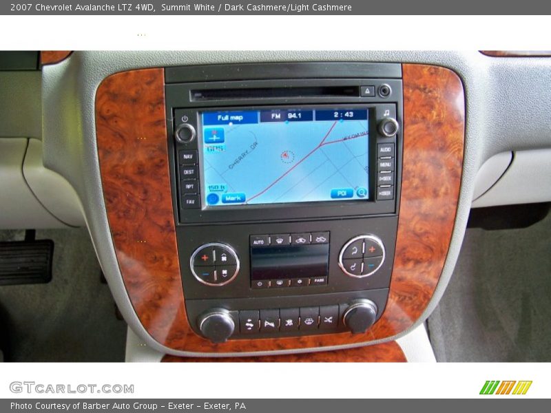 Summit White / Dark Cashmere/Light Cashmere 2007 Chevrolet Avalanche LTZ 4WD