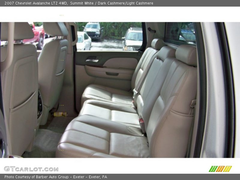 Summit White / Dark Cashmere/Light Cashmere 2007 Chevrolet Avalanche LTZ 4WD