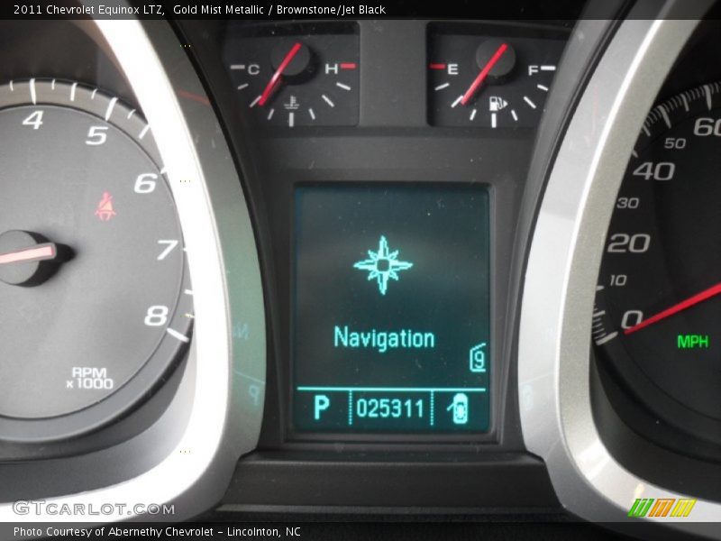 Gold Mist Metallic / Brownstone/Jet Black 2011 Chevrolet Equinox LTZ