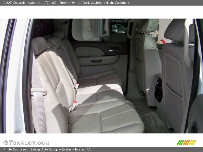 Summit White / Dark Cashmere/Light Cashmere 2007 Chevrolet Avalanche LTZ 4WD