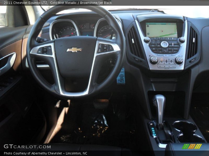 Gold Mist Metallic / Brownstone/Jet Black 2011 Chevrolet Equinox LTZ