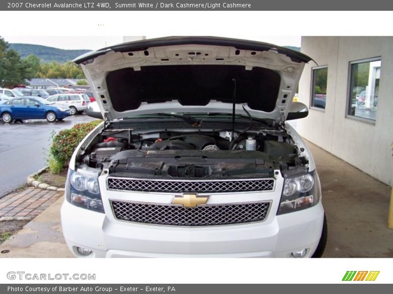 Summit White / Dark Cashmere/Light Cashmere 2007 Chevrolet Avalanche LTZ 4WD