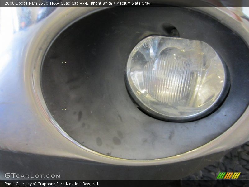 Bright White / Medium Slate Gray 2008 Dodge Ram 3500 TRX4 Quad Cab 4x4