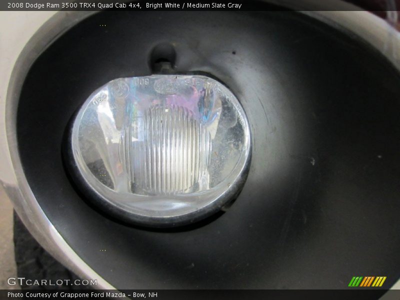 Bright White / Medium Slate Gray 2008 Dodge Ram 3500 TRX4 Quad Cab 4x4