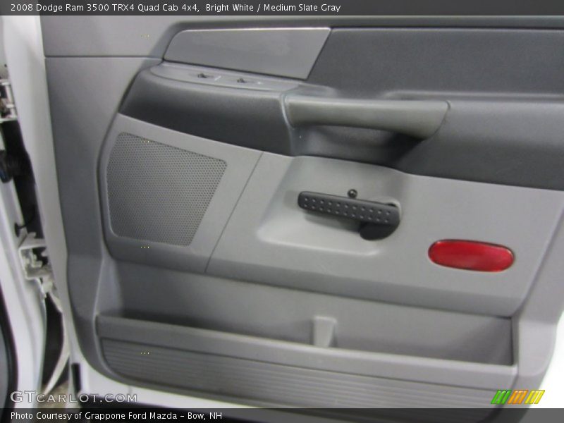 Bright White / Medium Slate Gray 2008 Dodge Ram 3500 TRX4 Quad Cab 4x4
