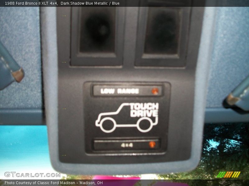 Controls of 1988 Bronco II XLT 4x4