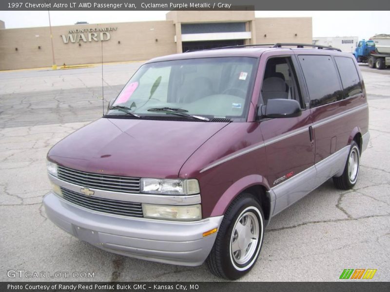Cyclamen Purple Metallic / Gray 1997 Chevrolet Astro LT AWD Passenger Van