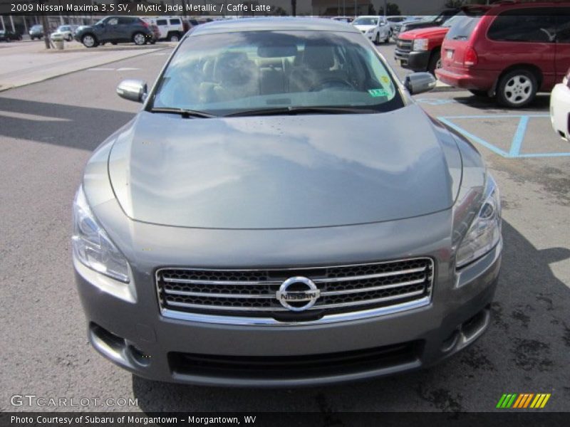 Mystic Jade Metallic / Caffe Latte 2009 Nissan Maxima 3.5 SV