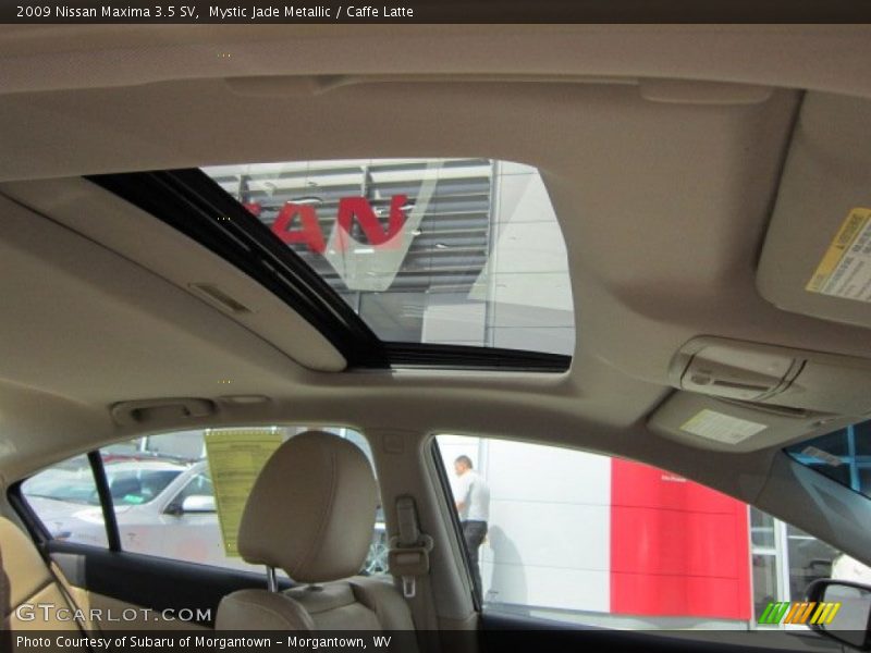 Mystic Jade Metallic / Caffe Latte 2009 Nissan Maxima 3.5 SV