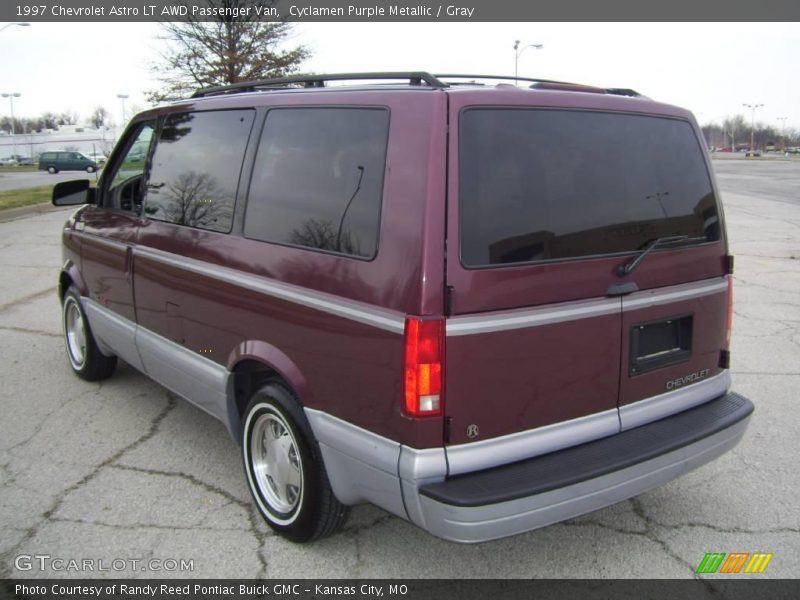 Cyclamen Purple Metallic / Gray 1997 Chevrolet Astro LT AWD Passenger Van