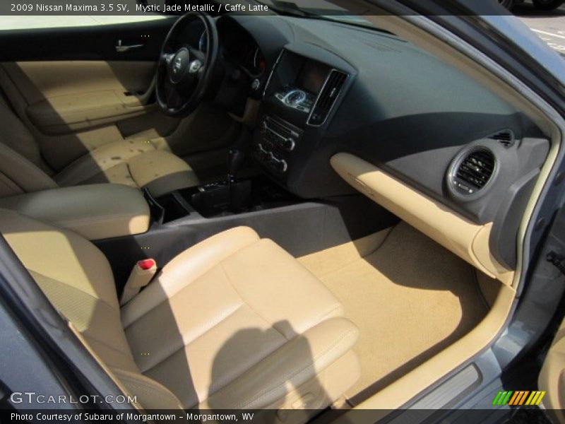 Mystic Jade Metallic / Caffe Latte 2009 Nissan Maxima 3.5 SV