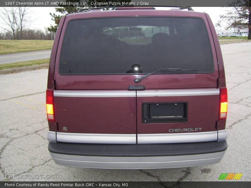 Cyclamen Purple Metallic / Gray 1997 Chevrolet Astro LT AWD Passenger Van