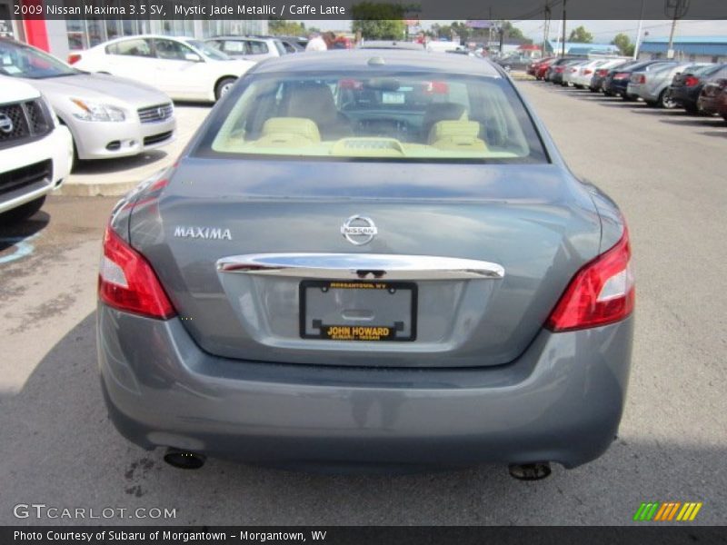 Mystic Jade Metallic / Caffe Latte 2009 Nissan Maxima 3.5 SV