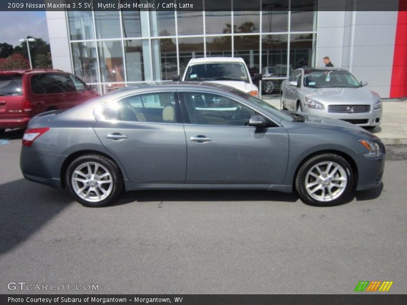 Mystic Jade Metallic / Caffe Latte 2009 Nissan Maxima 3.5 SV