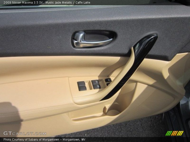 Mystic Jade Metallic / Caffe Latte 2009 Nissan Maxima 3.5 SV
