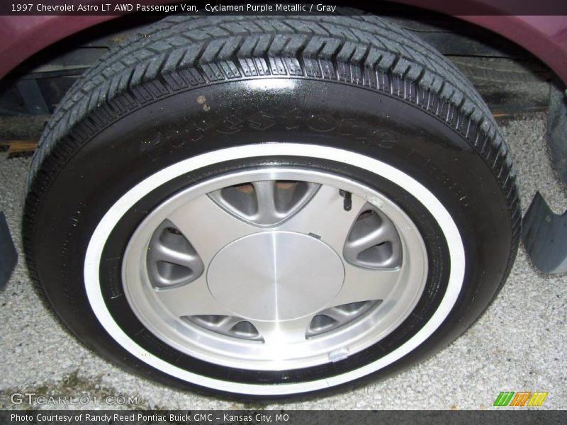 Cyclamen Purple Metallic / Gray 1997 Chevrolet Astro LT AWD Passenger Van