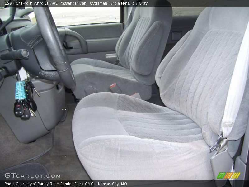 Cyclamen Purple Metallic / Gray 1997 Chevrolet Astro LT AWD Passenger Van