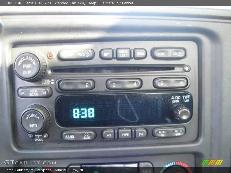 Deep Blue Metallic / Pewter 2005 GMC Sierra 1500 Z71 Extended Cab 4x4