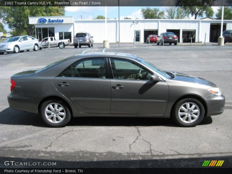 Phantom Gray Pearl / Stone 2002 Toyota Camry XLE V6