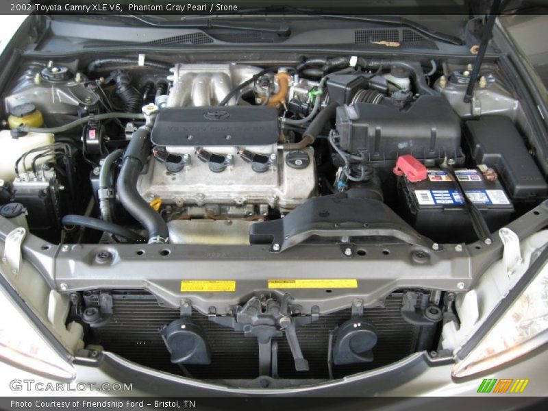 Phantom Gray Pearl / Stone 2002 Toyota Camry XLE V6