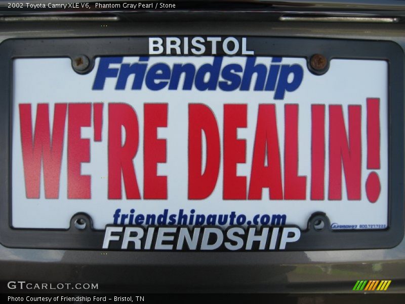 Phantom Gray Pearl / Stone 2002 Toyota Camry XLE V6