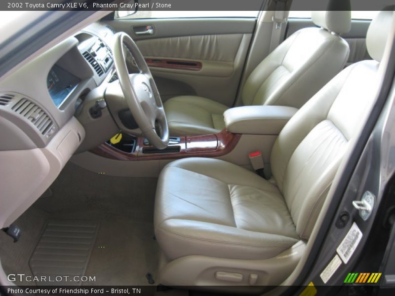 Phantom Gray Pearl / Stone 2002 Toyota Camry XLE V6