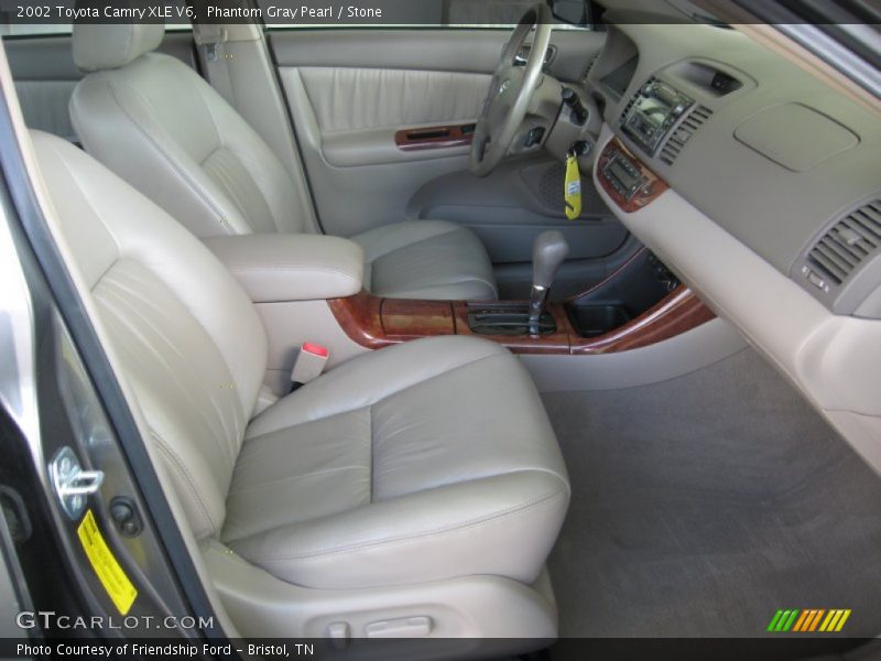 Phantom Gray Pearl / Stone 2002 Toyota Camry XLE V6