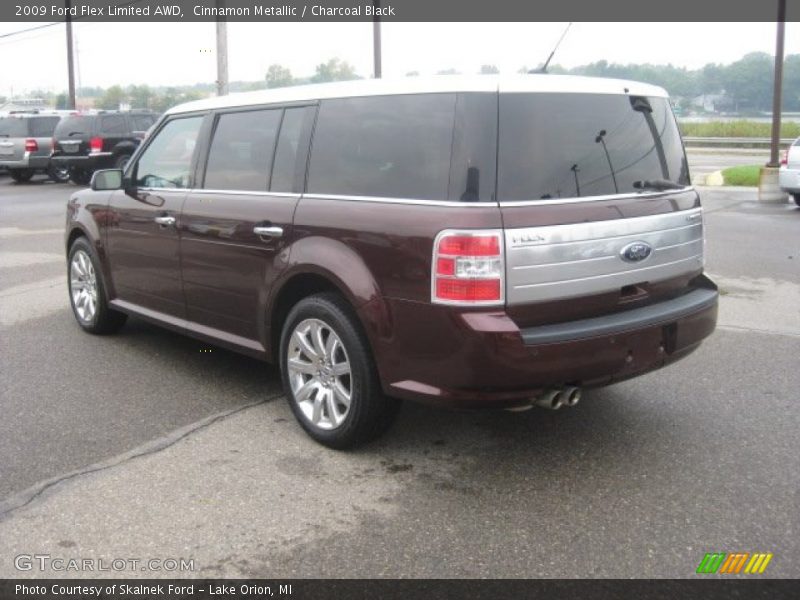 Cinnamon Metallic / Charcoal Black 2009 Ford Flex Limited AWD