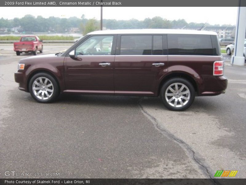 Cinnamon Metallic / Charcoal Black 2009 Ford Flex Limited AWD