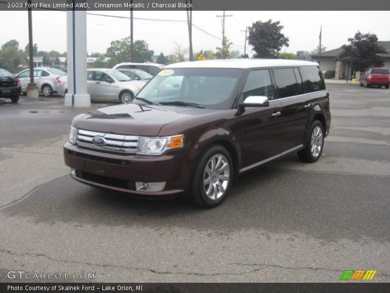Cinnamon Metallic / Charcoal Black 2009 Ford Flex Limited AWD
