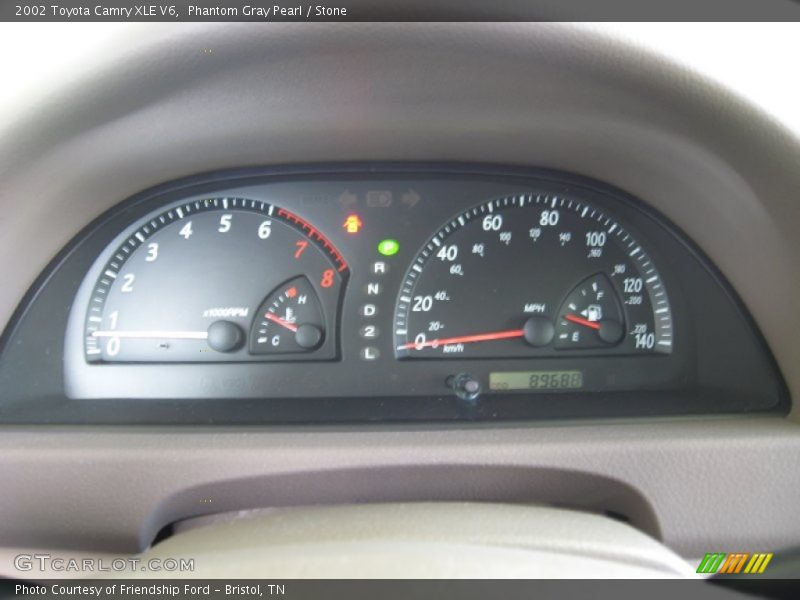 Phantom Gray Pearl / Stone 2002 Toyota Camry XLE V6