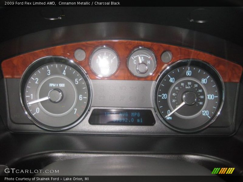 Cinnamon Metallic / Charcoal Black 2009 Ford Flex Limited AWD