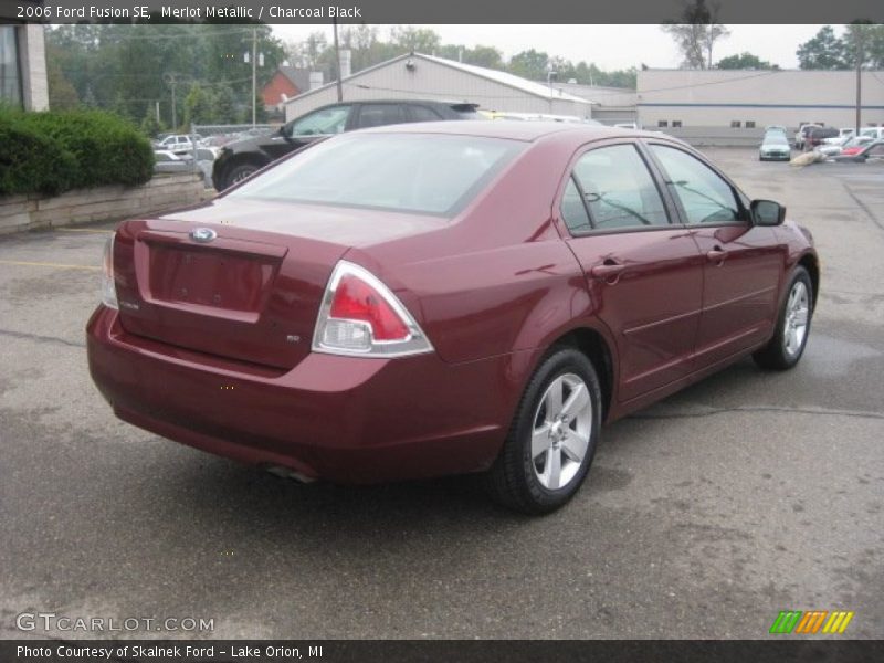 Merlot Metallic / Charcoal Black 2006 Ford Fusion SE