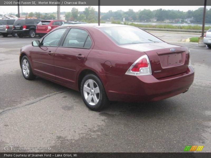 Merlot Metallic / Charcoal Black 2006 Ford Fusion SE
