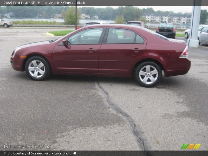 Merlot Metallic / Charcoal Black 2006 Ford Fusion SE