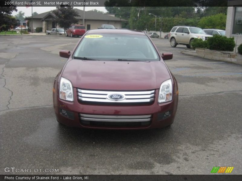Merlot Metallic / Charcoal Black 2006 Ford Fusion SE