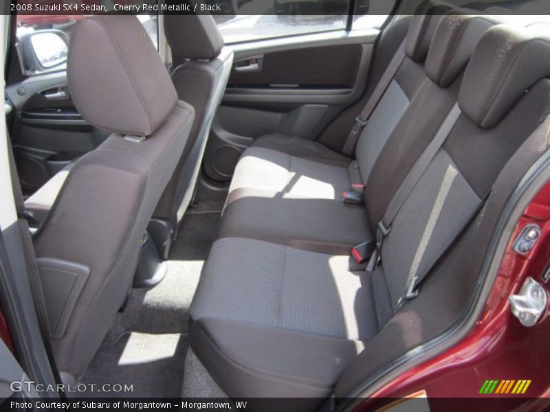 Cherry Red Metallic / Black 2008 Suzuki SX4 Sedan