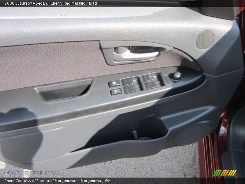Cherry Red Metallic / Black 2008 Suzuki SX4 Sedan