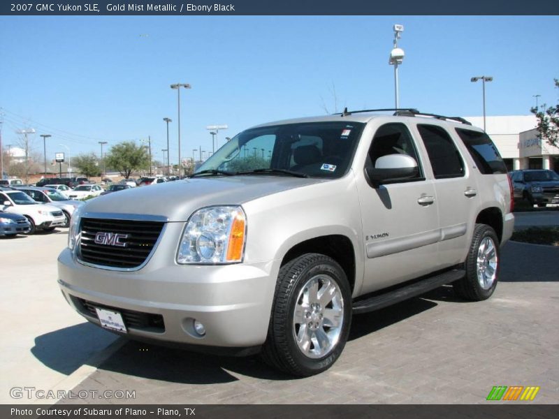 Gold Mist Metallic / Ebony Black 2007 GMC Yukon SLE