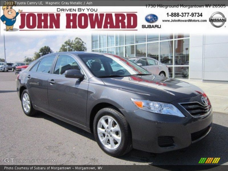 Magnetic Gray Metallic / Ash 2011 Toyota Camry LE