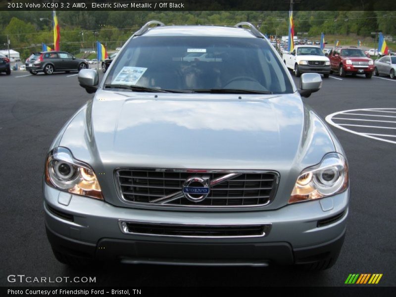 Electric Silver Metallic / Off Black 2012 Volvo XC90 3.2 AWD