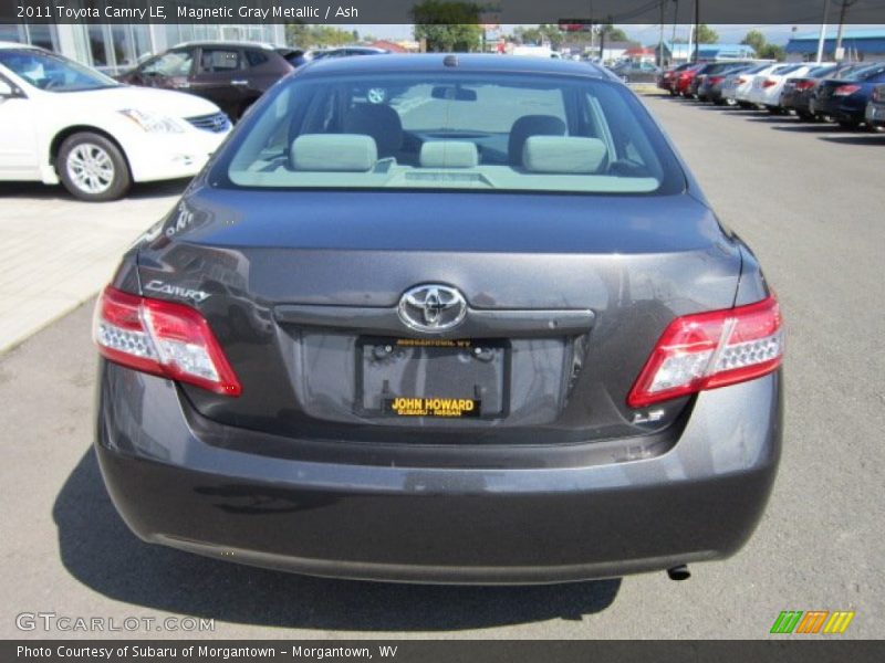 Magnetic Gray Metallic / Ash 2011 Toyota Camry LE