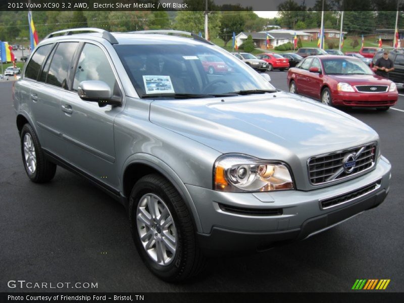 Electric Silver Metallic / Off Black 2012 Volvo XC90 3.2 AWD