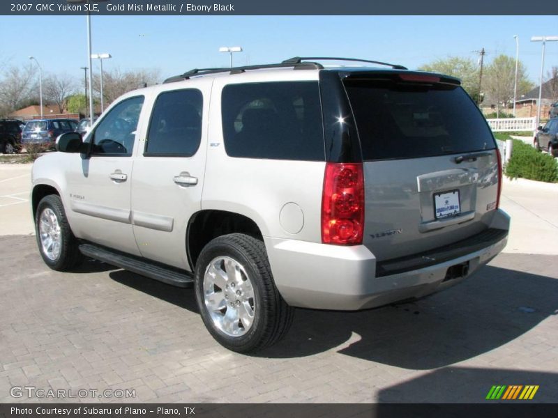 Gold Mist Metallic / Ebony Black 2007 GMC Yukon SLE