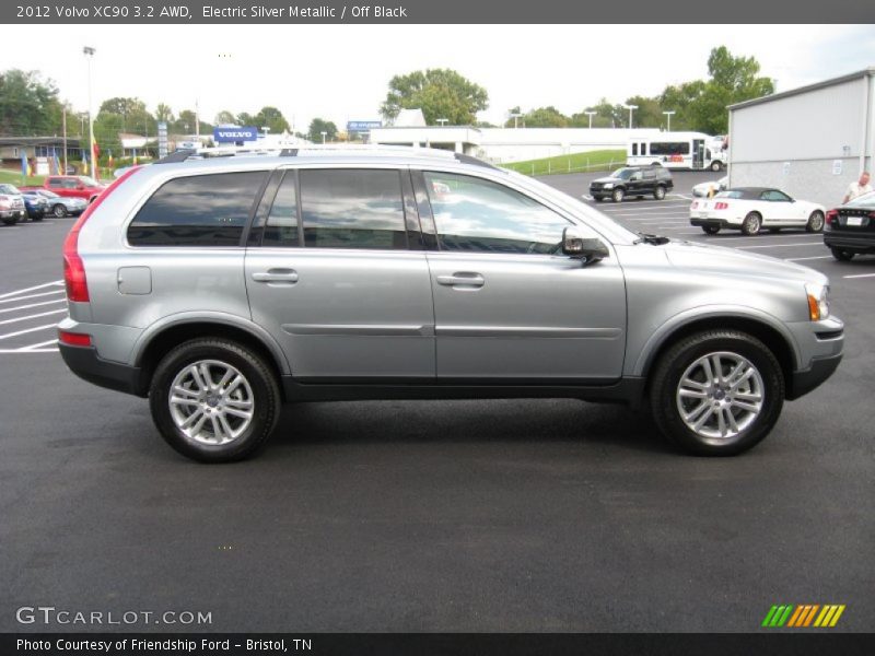 Electric Silver Metallic / Off Black 2012 Volvo XC90 3.2 AWD