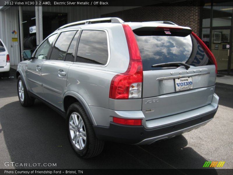 Electric Silver Metallic / Off Black 2012 Volvo XC90 3.2 AWD