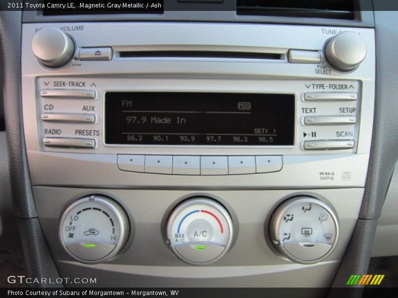 Magnetic Gray Metallic / Ash 2011 Toyota Camry LE