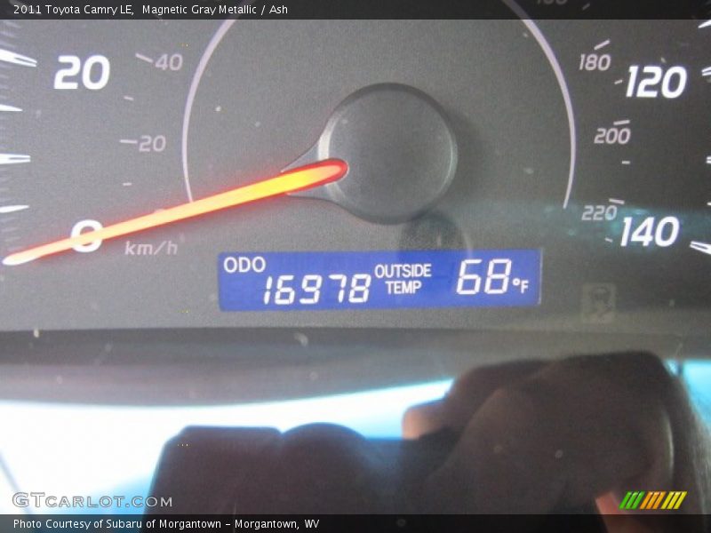 Magnetic Gray Metallic / Ash 2011 Toyota Camry LE
